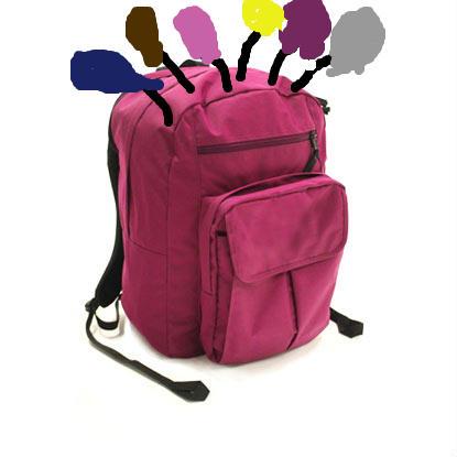 when you back is hurting because of books,  studyguids,floders,  anything you need for school.when you have this backpack  you if don't have to worry about that