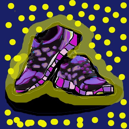 These shoes have built-in solar panels hidden inside the shoe! It can be used everyday! There is a Touch N tap button on the back of the shoe so you can switch colors! And the best part is that it is mud and water proof! 