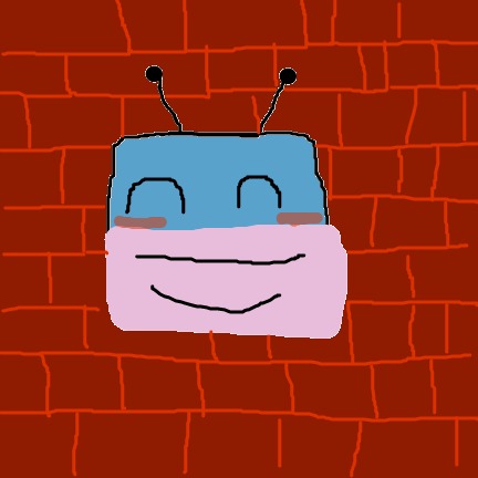 This is a figit wearing a mask! To get the word about wearing a mask out, I would paint this on a wall with lots of people such as a park. For people who can't come and see it, I would post it on soical media platforms.